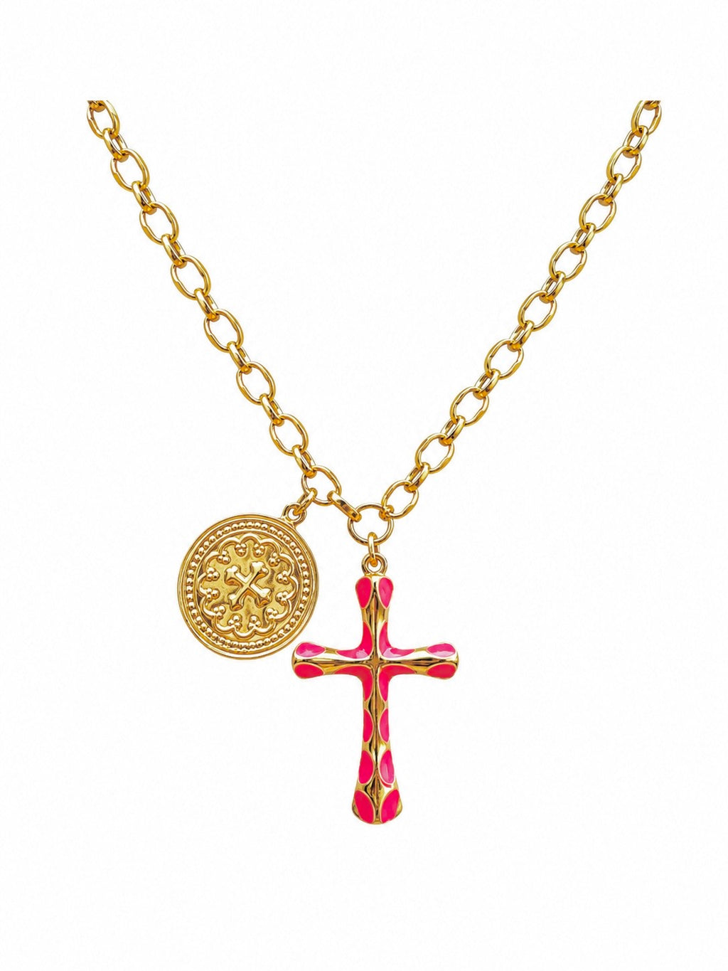 Annabelle Necklace in pink