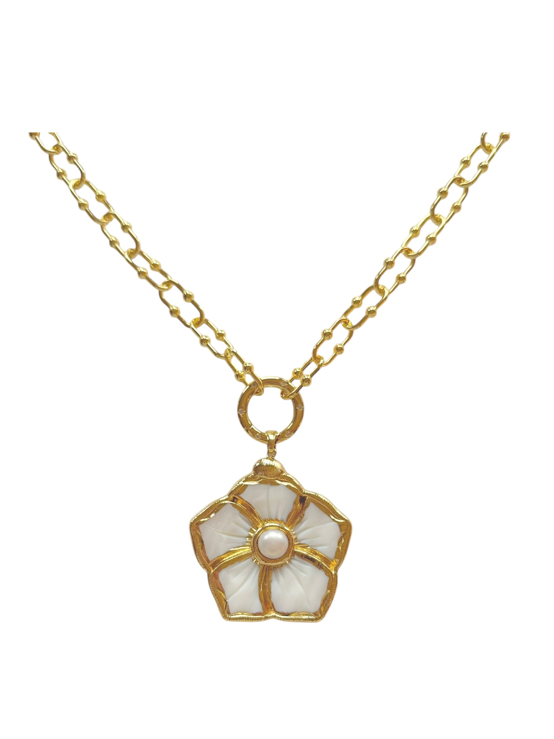 Hibiscus Shell Necklace