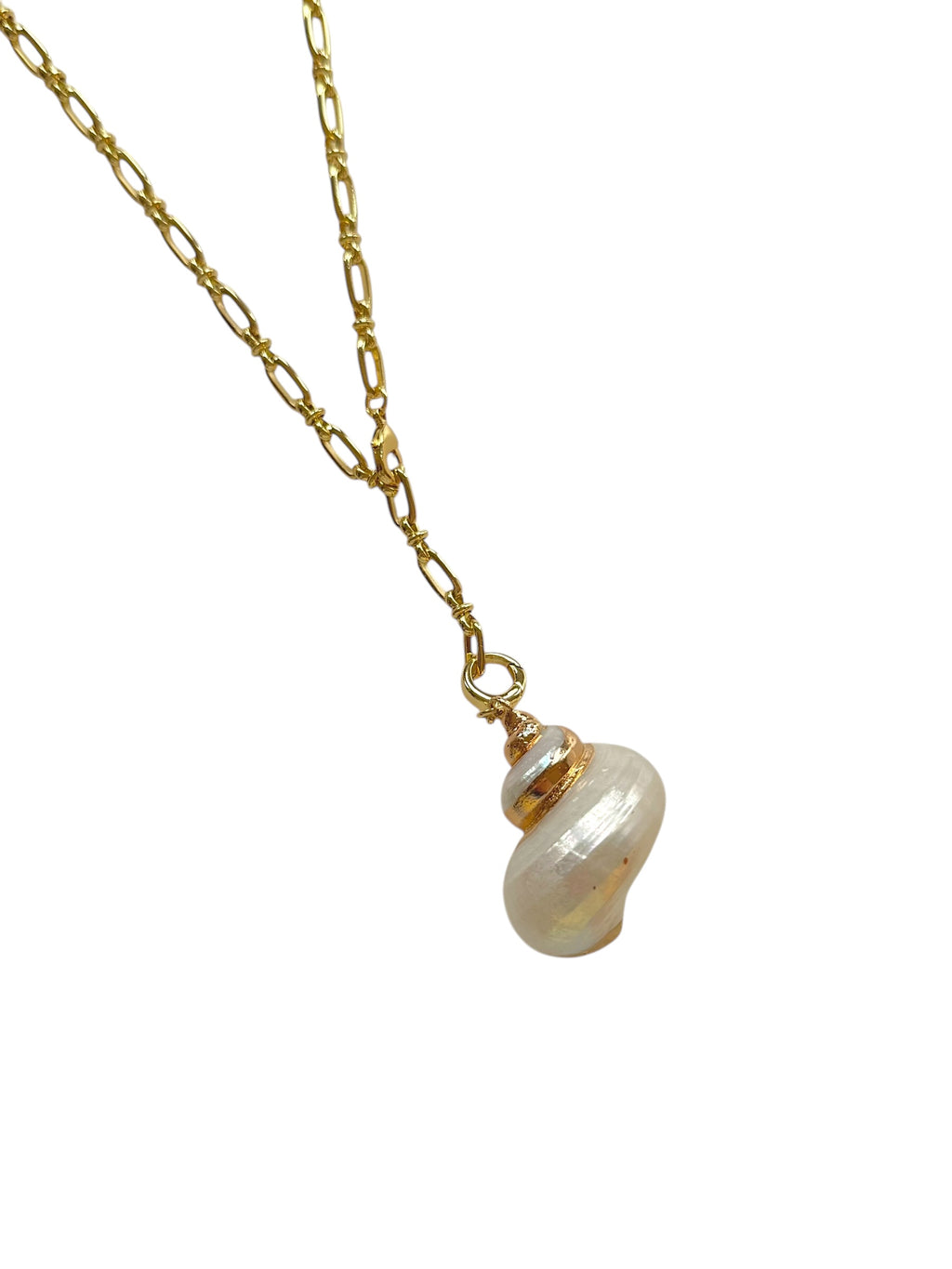 Swirl Shell Clip-On Charm