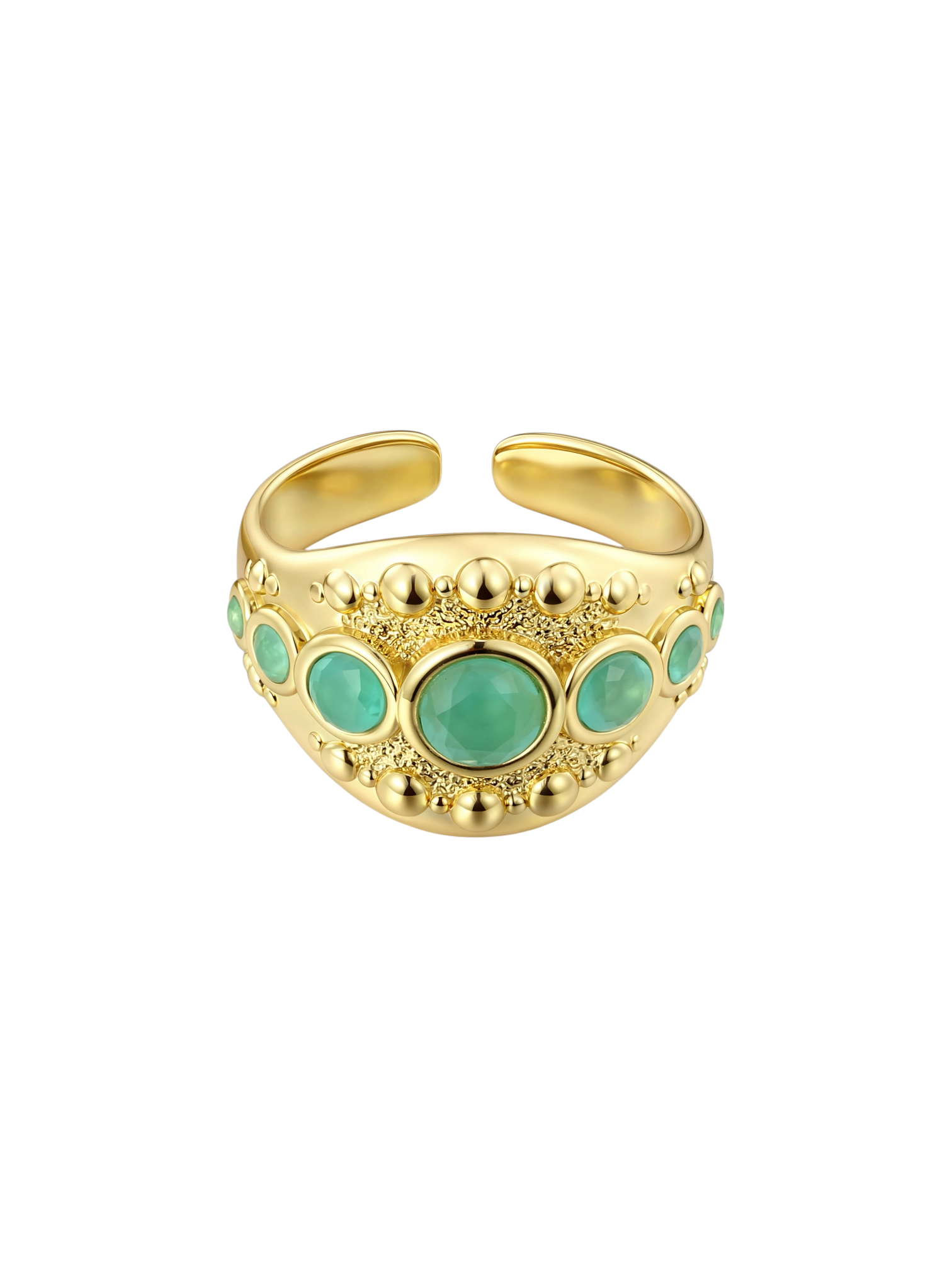 Bali Ring in Aqua