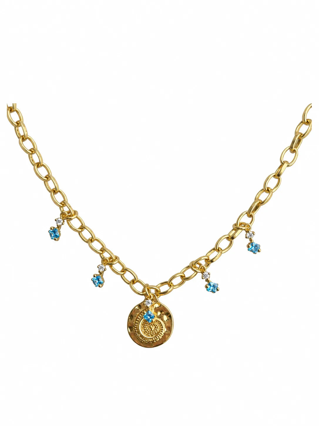 Cordelia Necklace in Blue