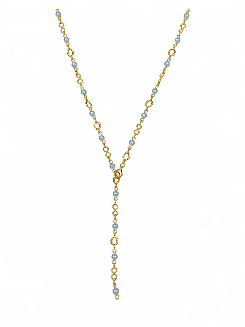 Pearl Drift Long Necklace