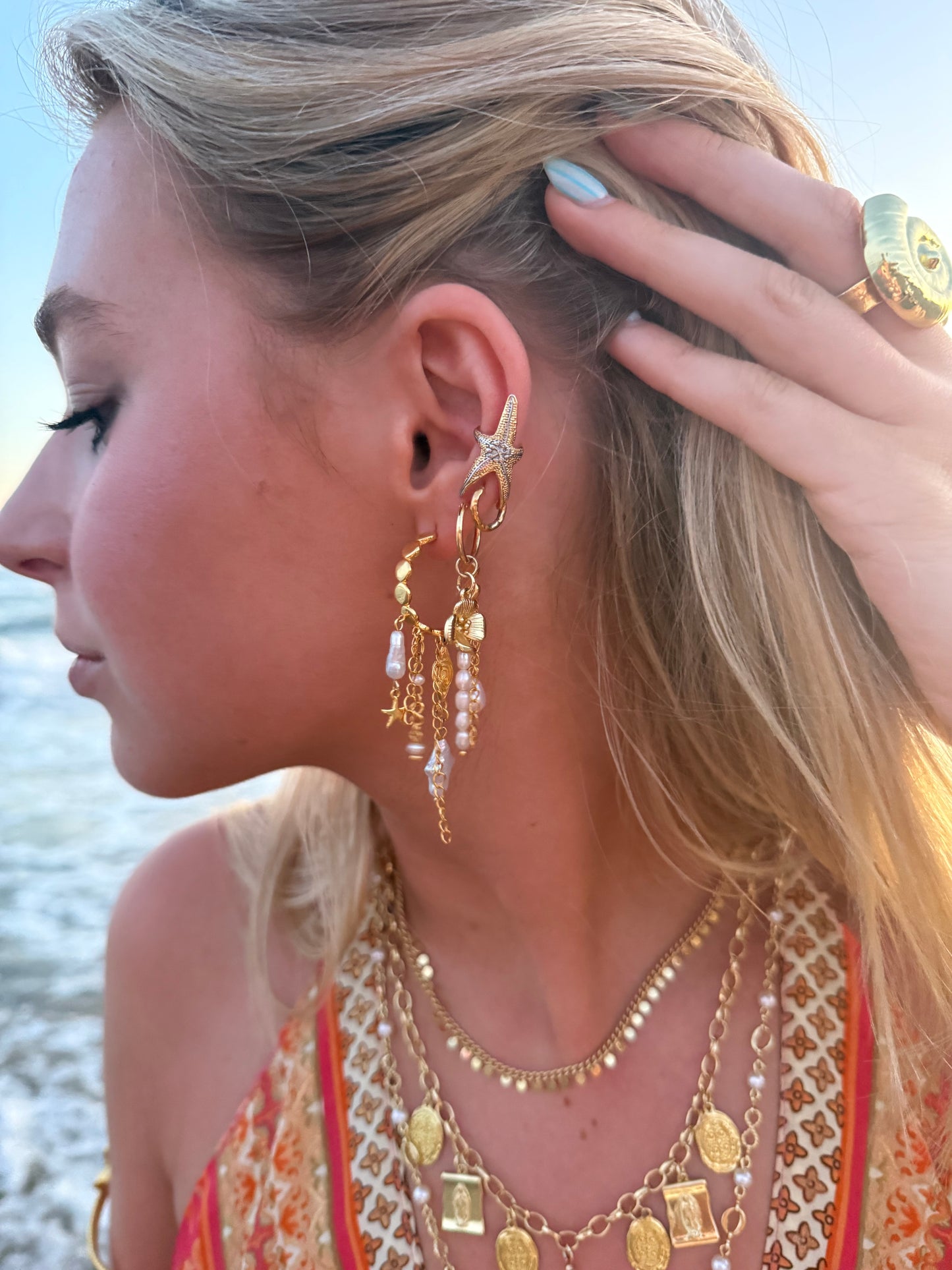 Starfish Ear Cuff