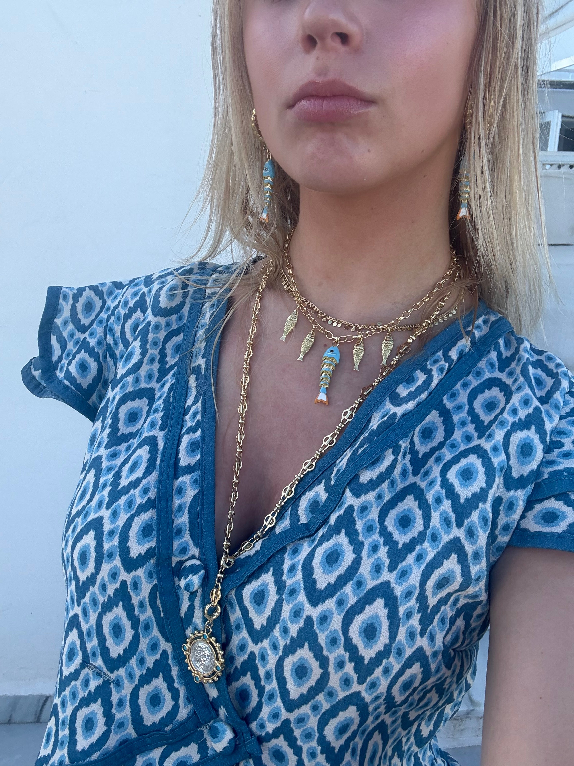 Athena Long Necklace