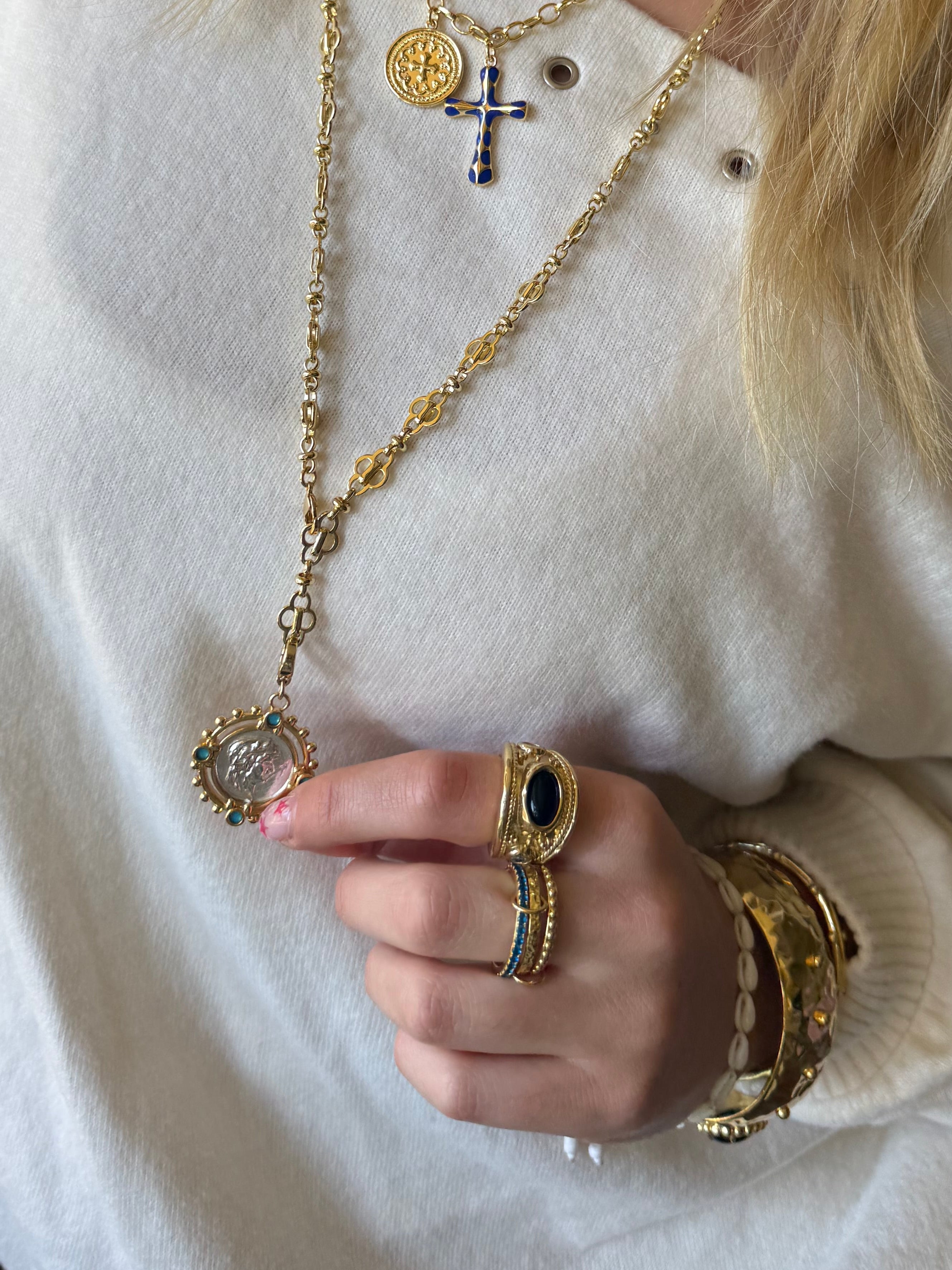 Cordelia Ring In Blue