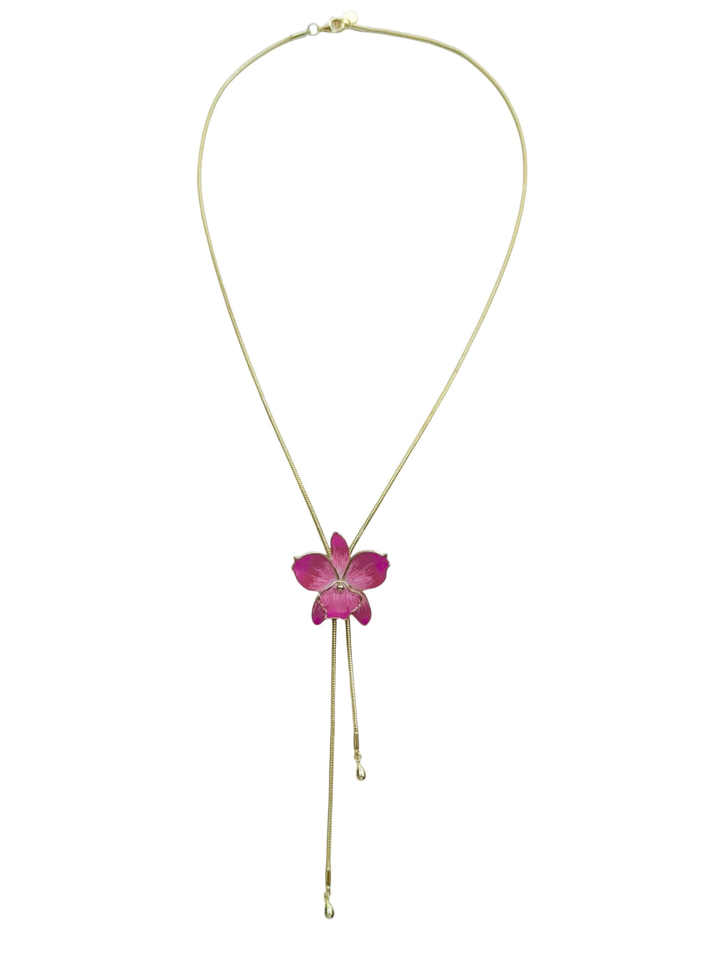 Bri Orchid Necklace