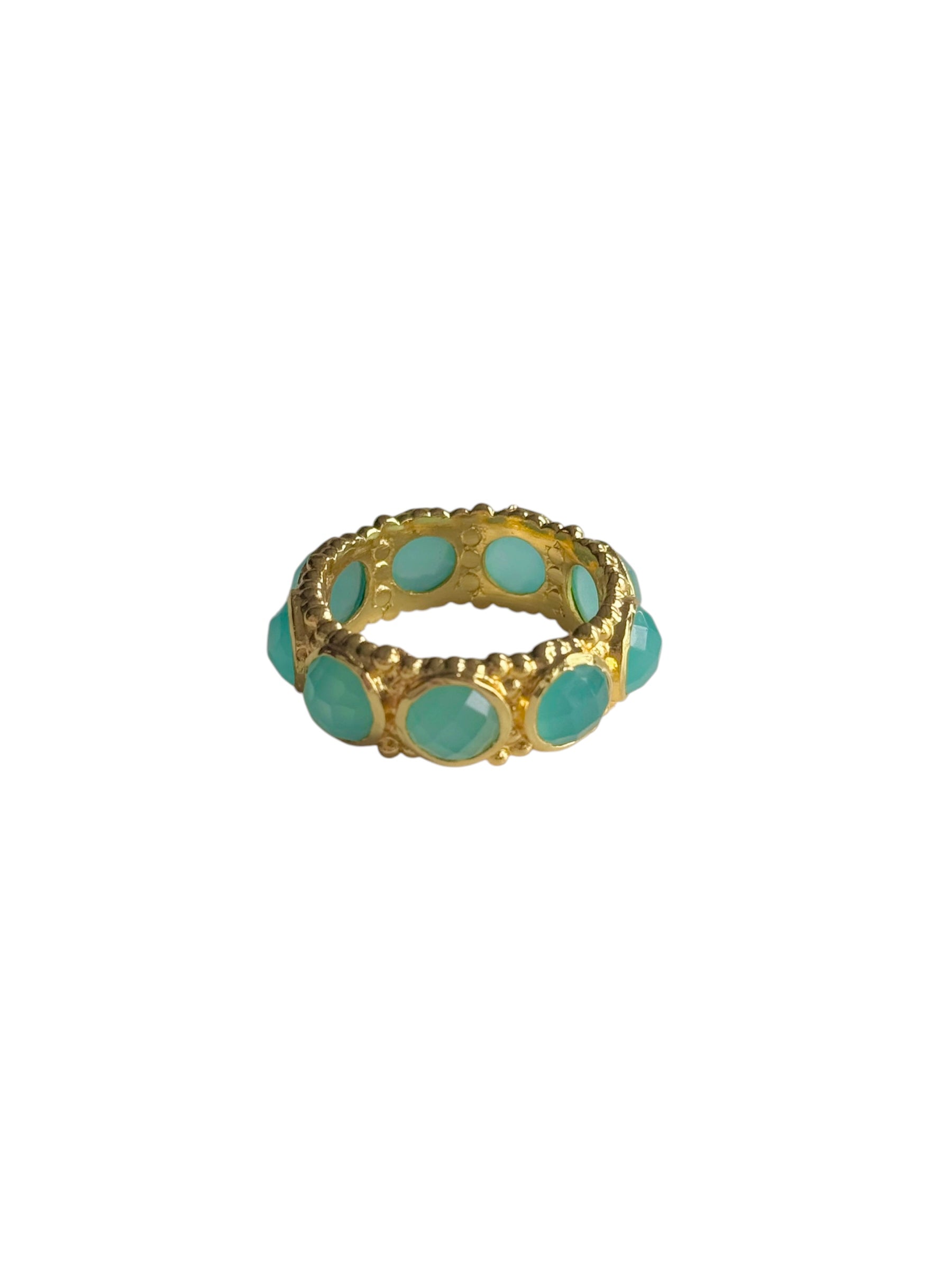 Amalia Ring in Aqua