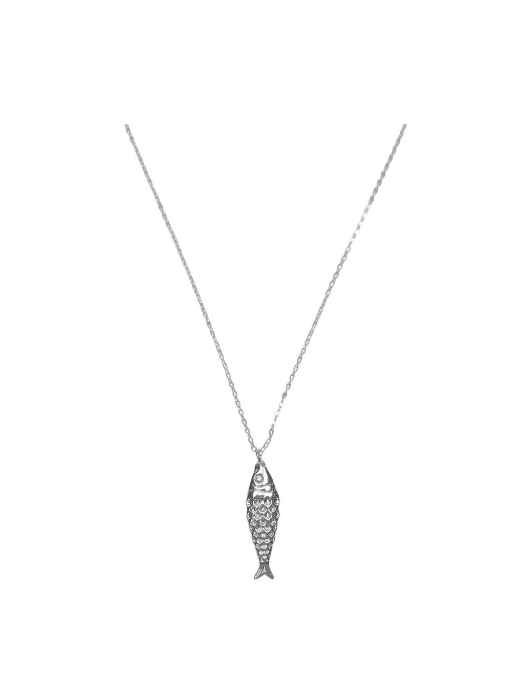 Silver Fish Necklace