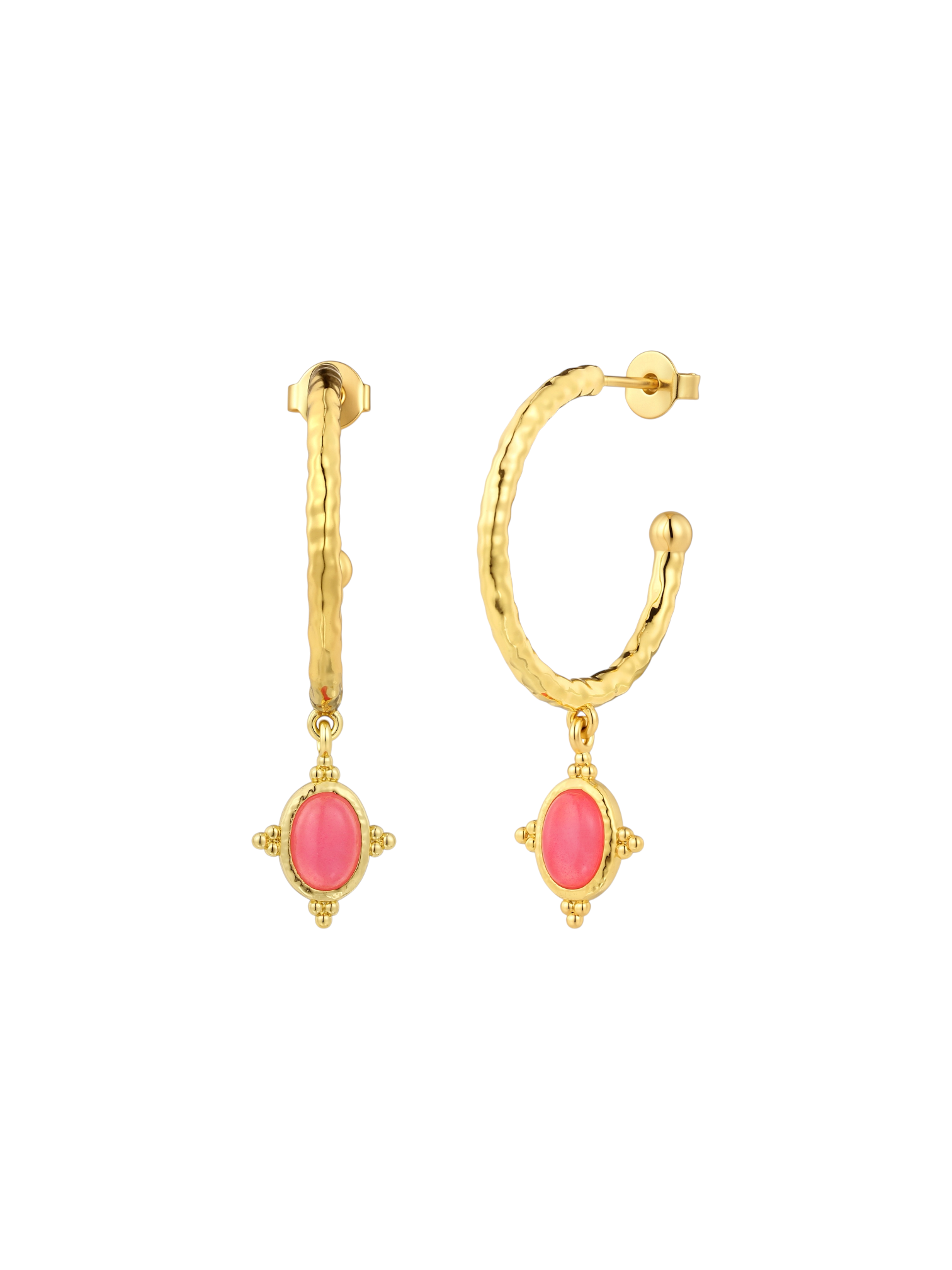 Lottie Coral Earrings