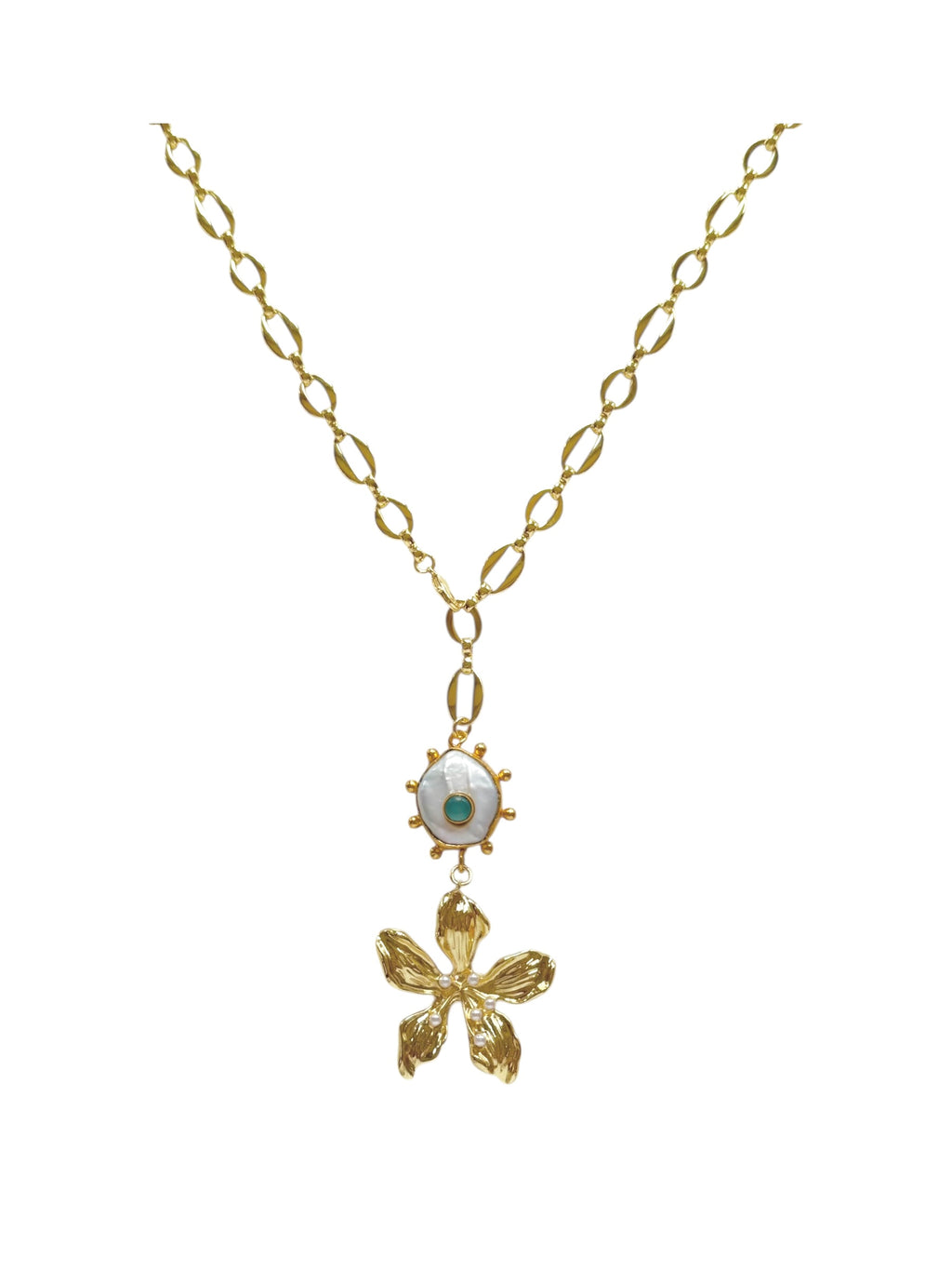 Island Bloom Long Necklace