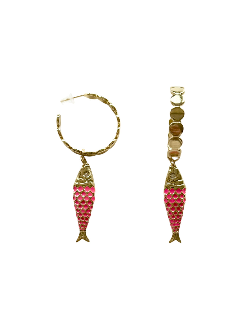 Sunset Fish Earrings