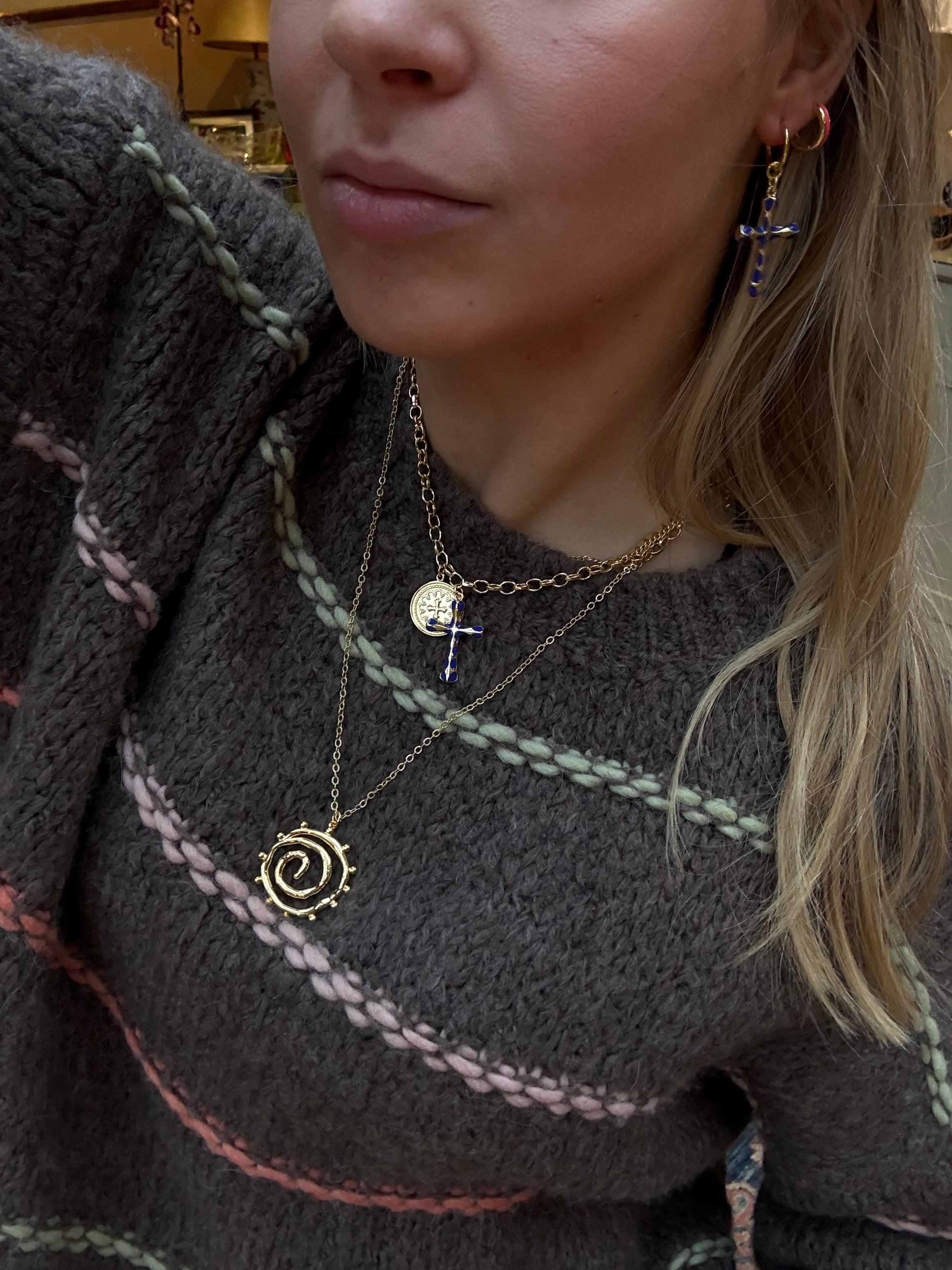 Annabelle Necklace in blue