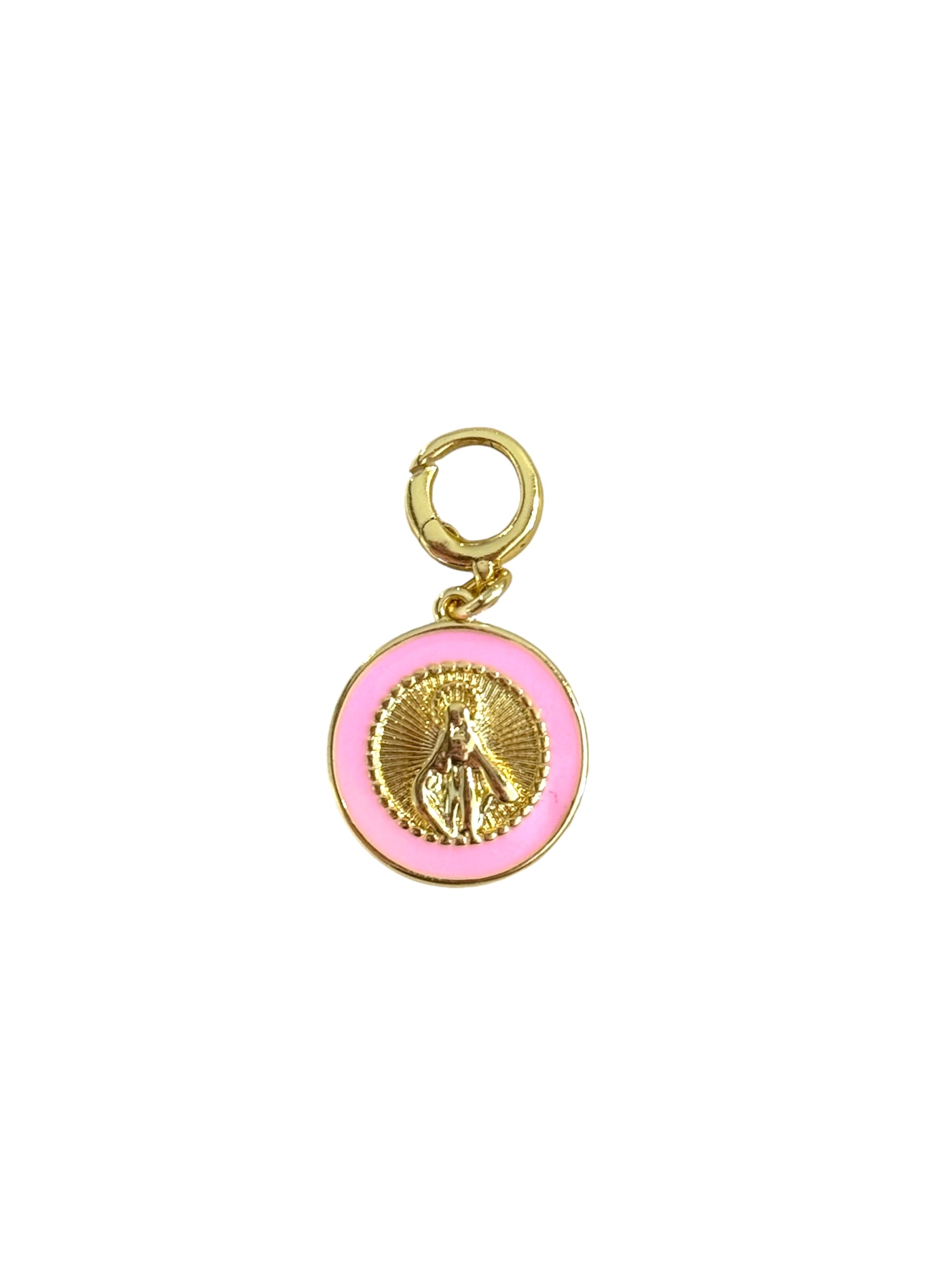 Pink Coin Clip-on Charm