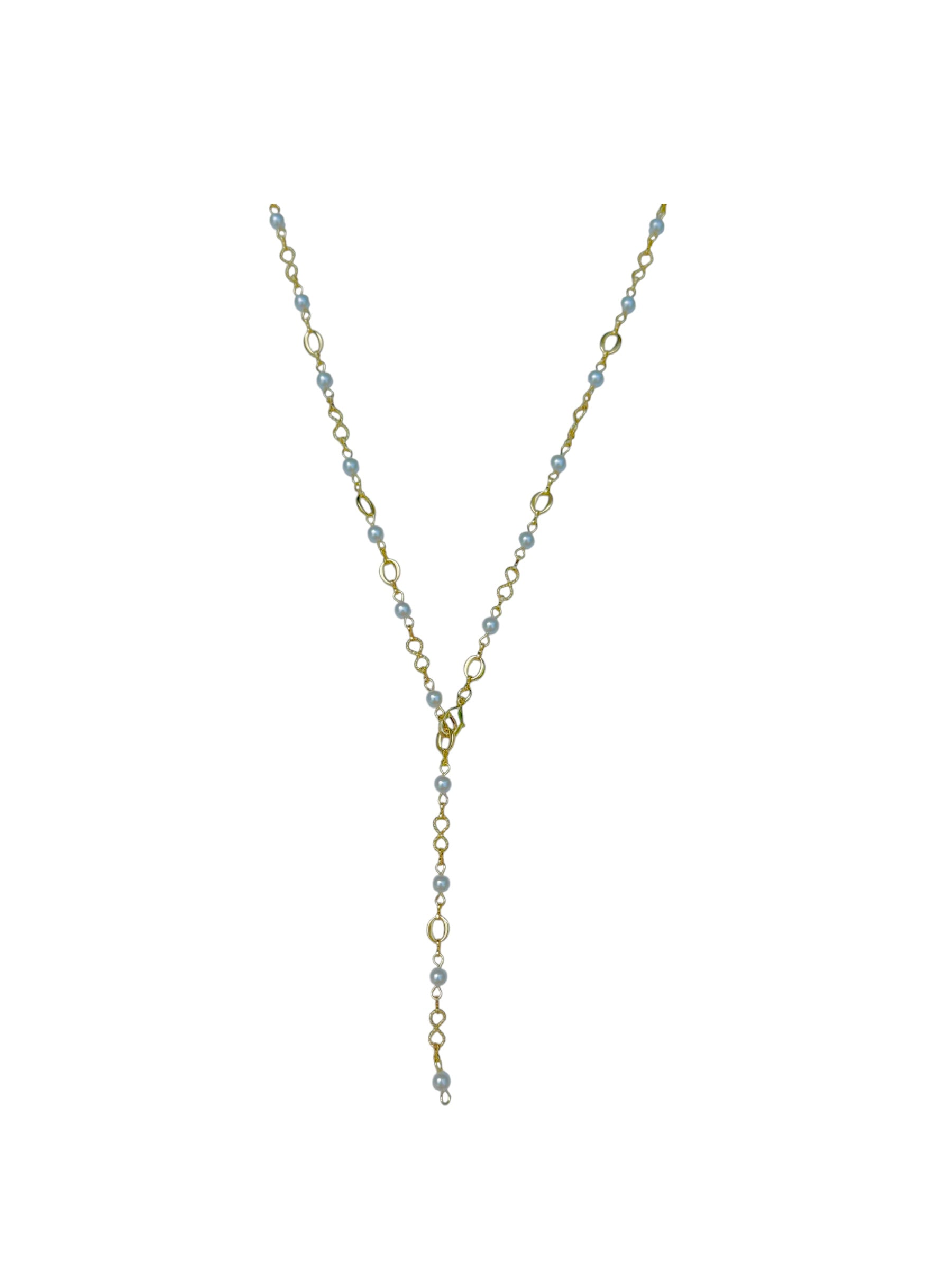 Pearl Drift Long Necklace