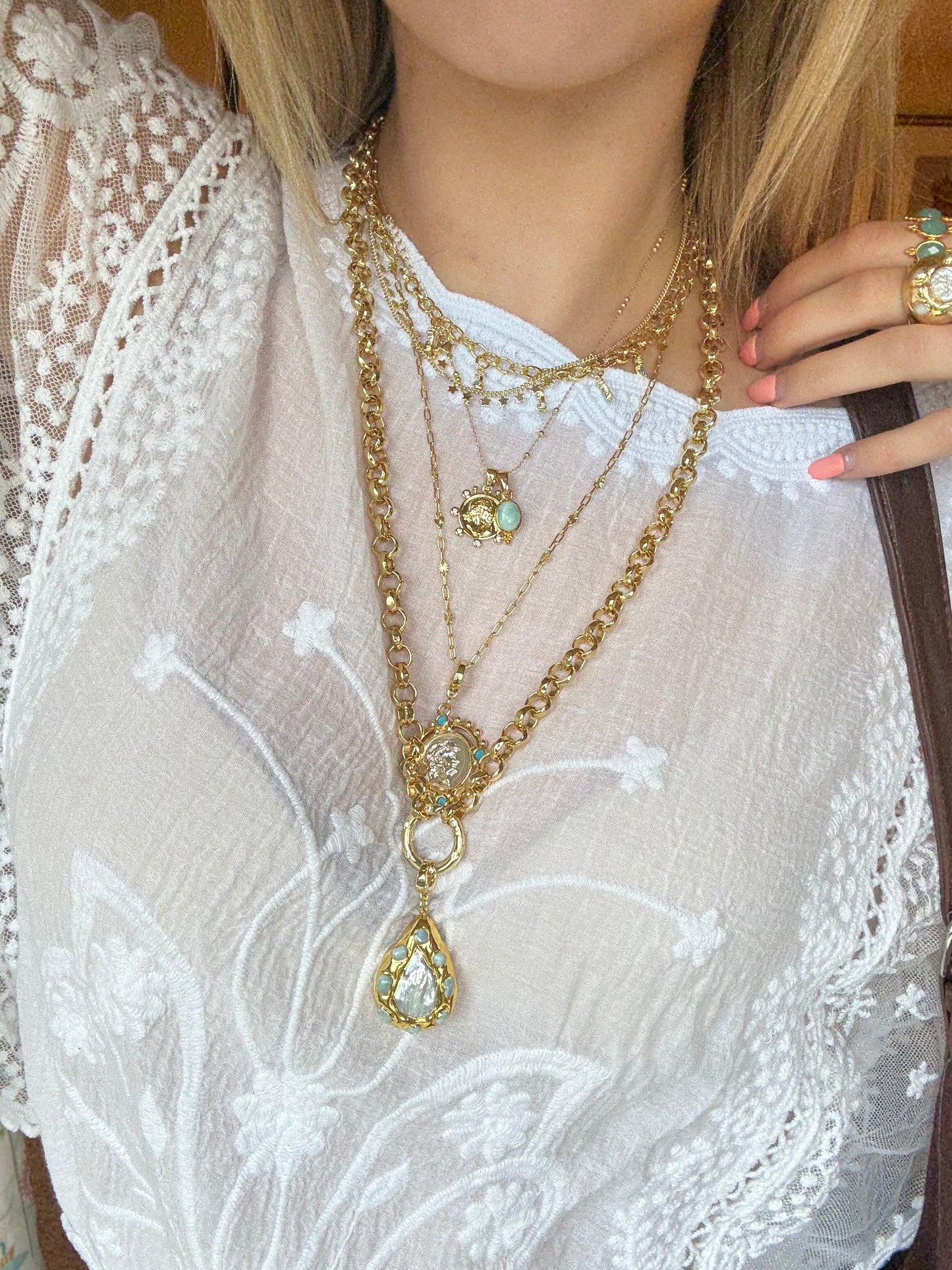 Blue Lagoon Long Necklace