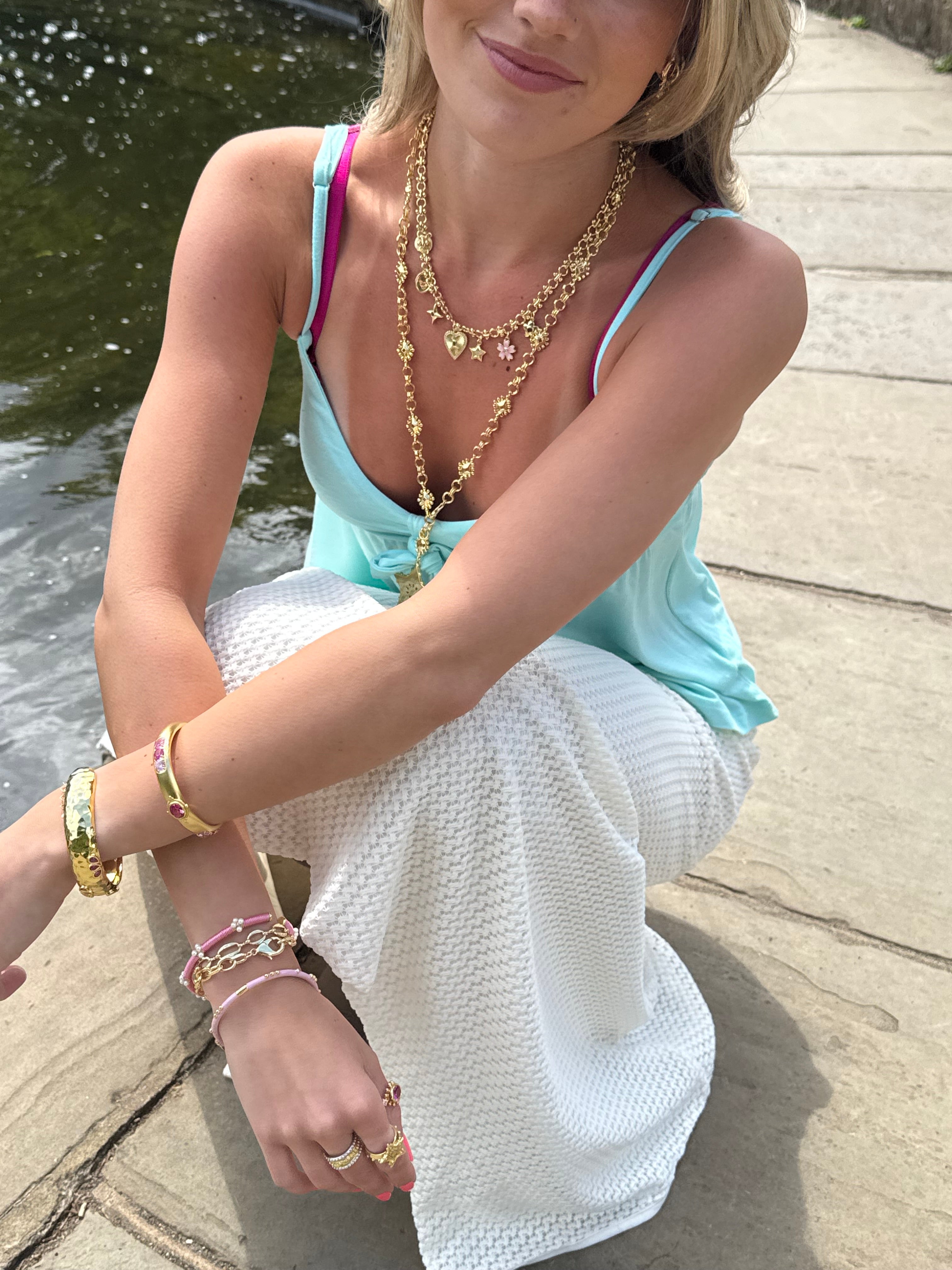 Daisy Long Necklace