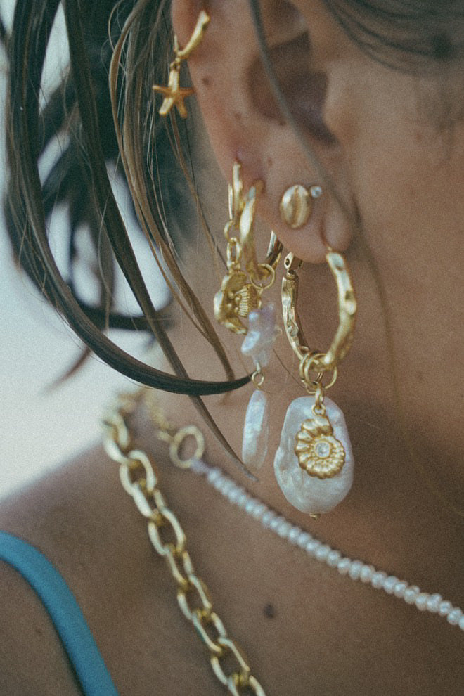 Hibiscus Earrings