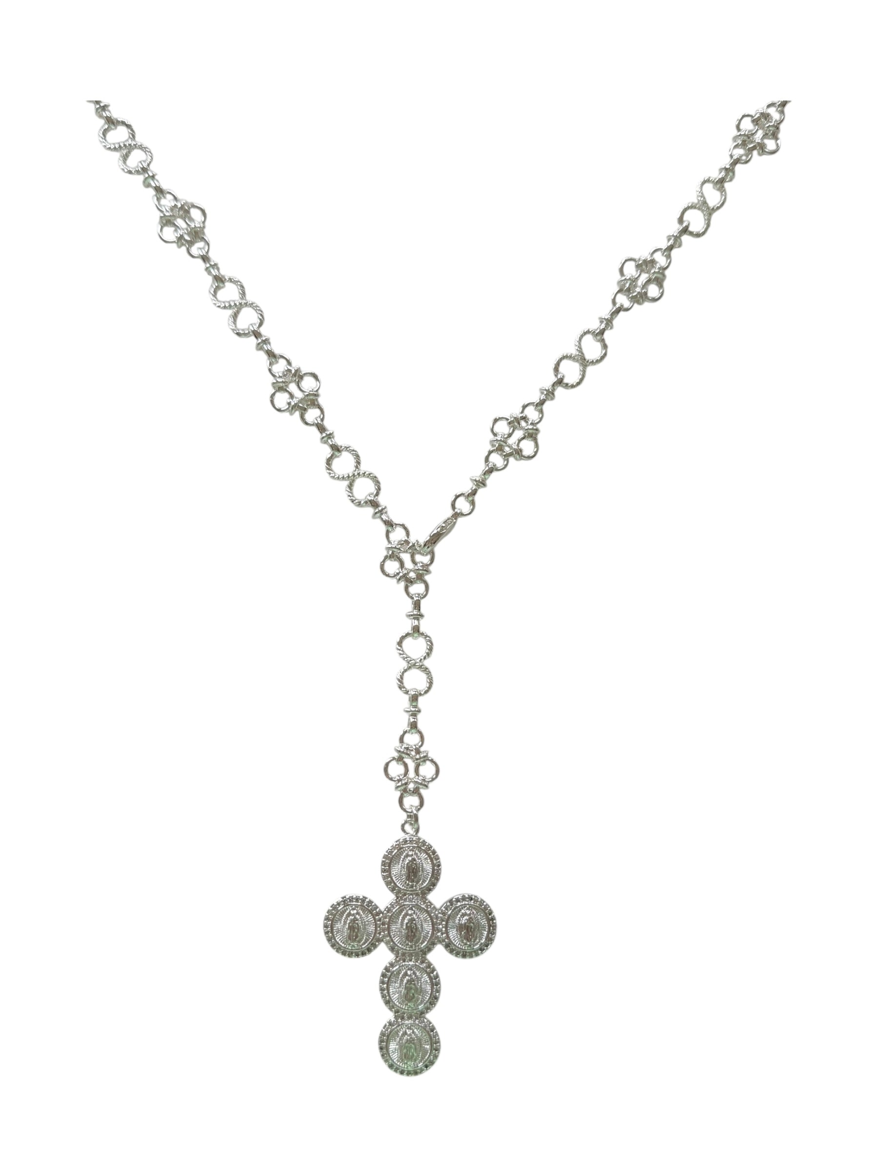 Silver Marietta Long Necklace