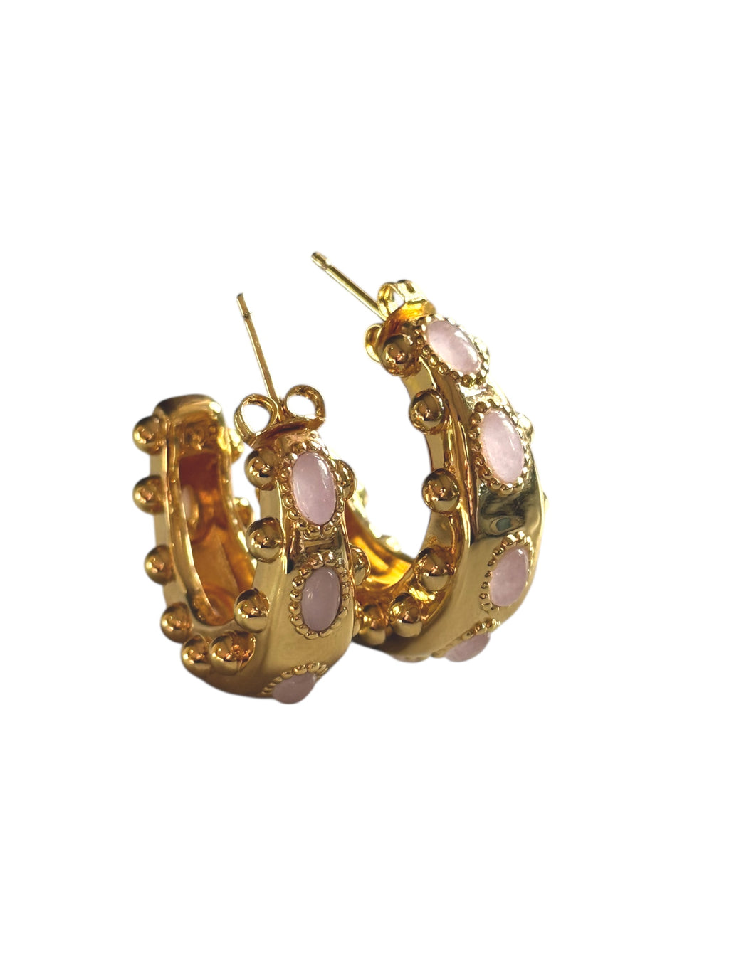 Cordelia Earrings in Pink