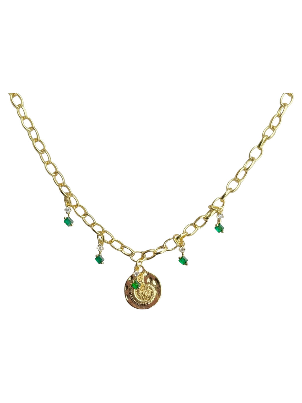 Cordelia Necklace in Green
