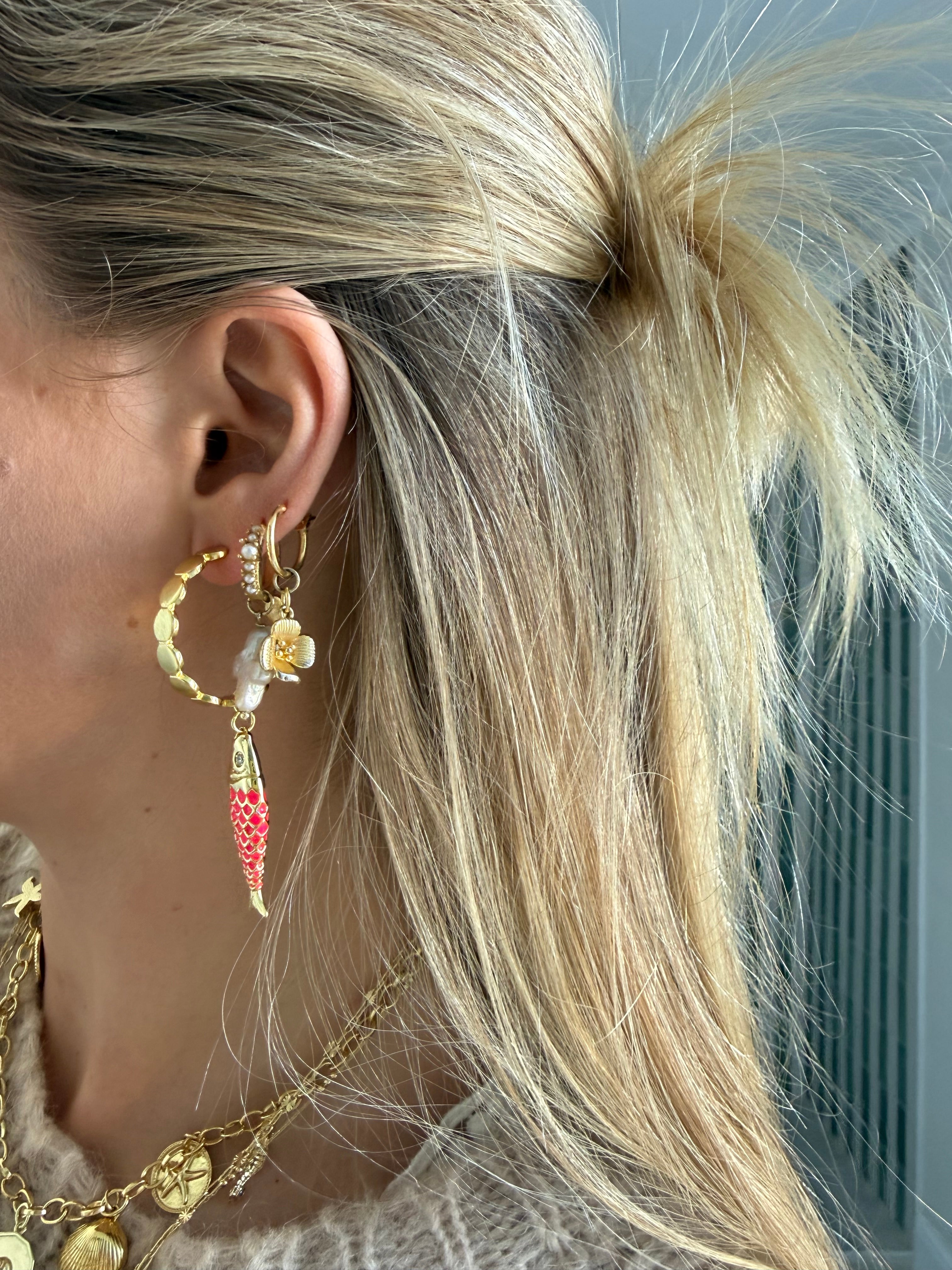 Sunset Fish Earrings