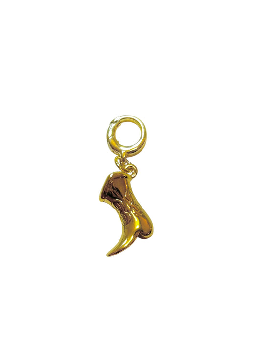 3D Cowboy Boot Clip-On Charm