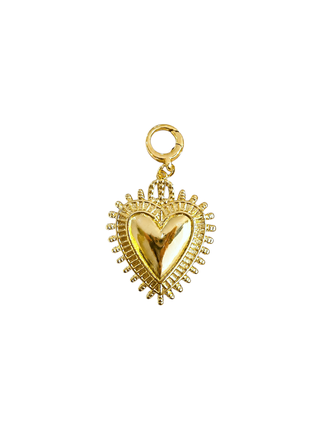 Big Heart Clip-on Charm
