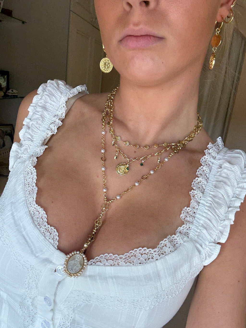 Cordelia Necklace in Green