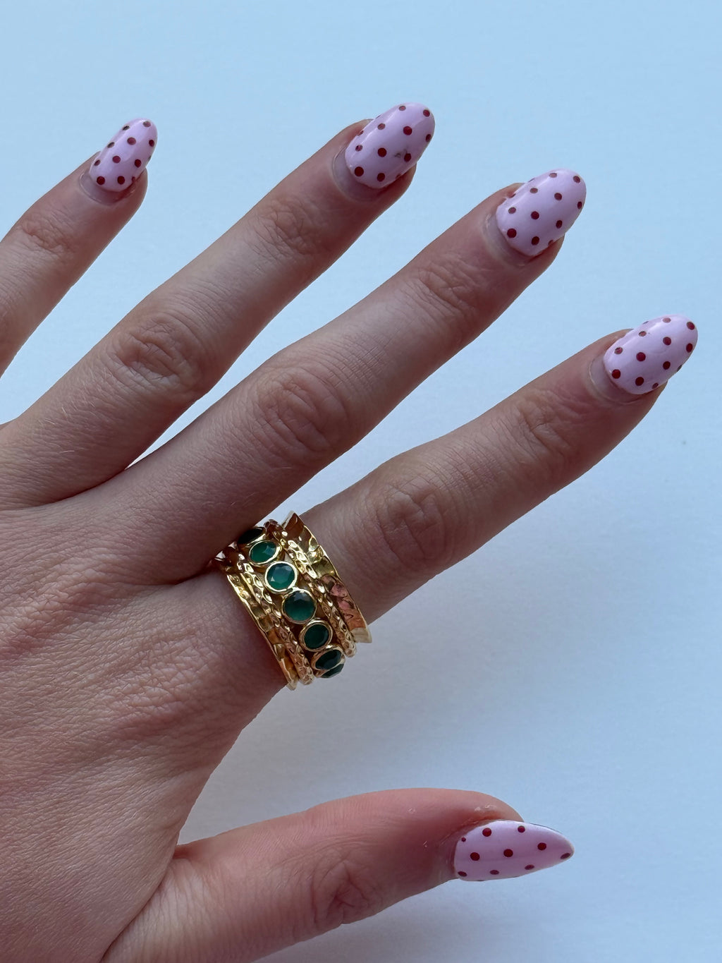 Saphia Ring in Green