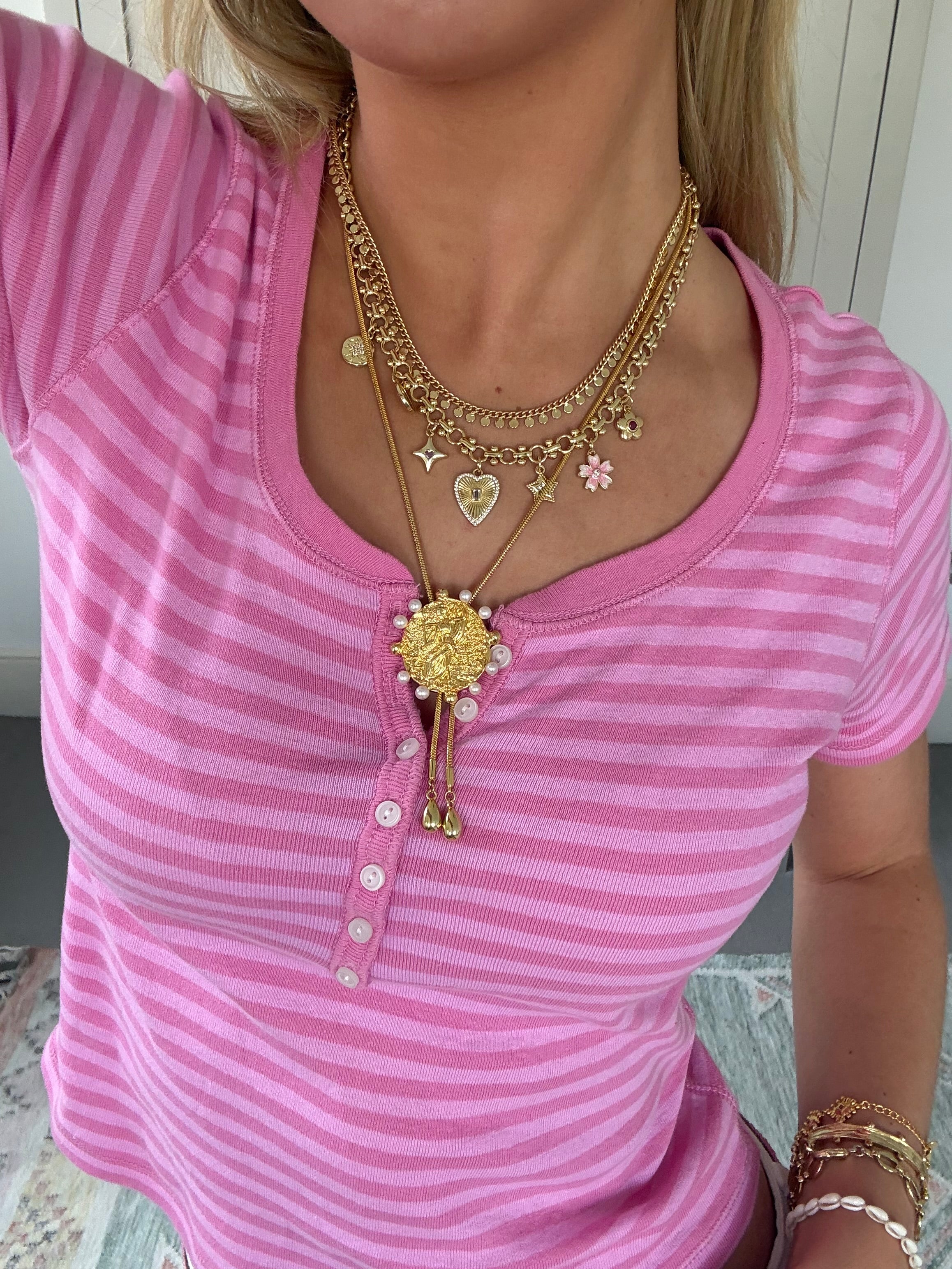 Sequin Short Necklace