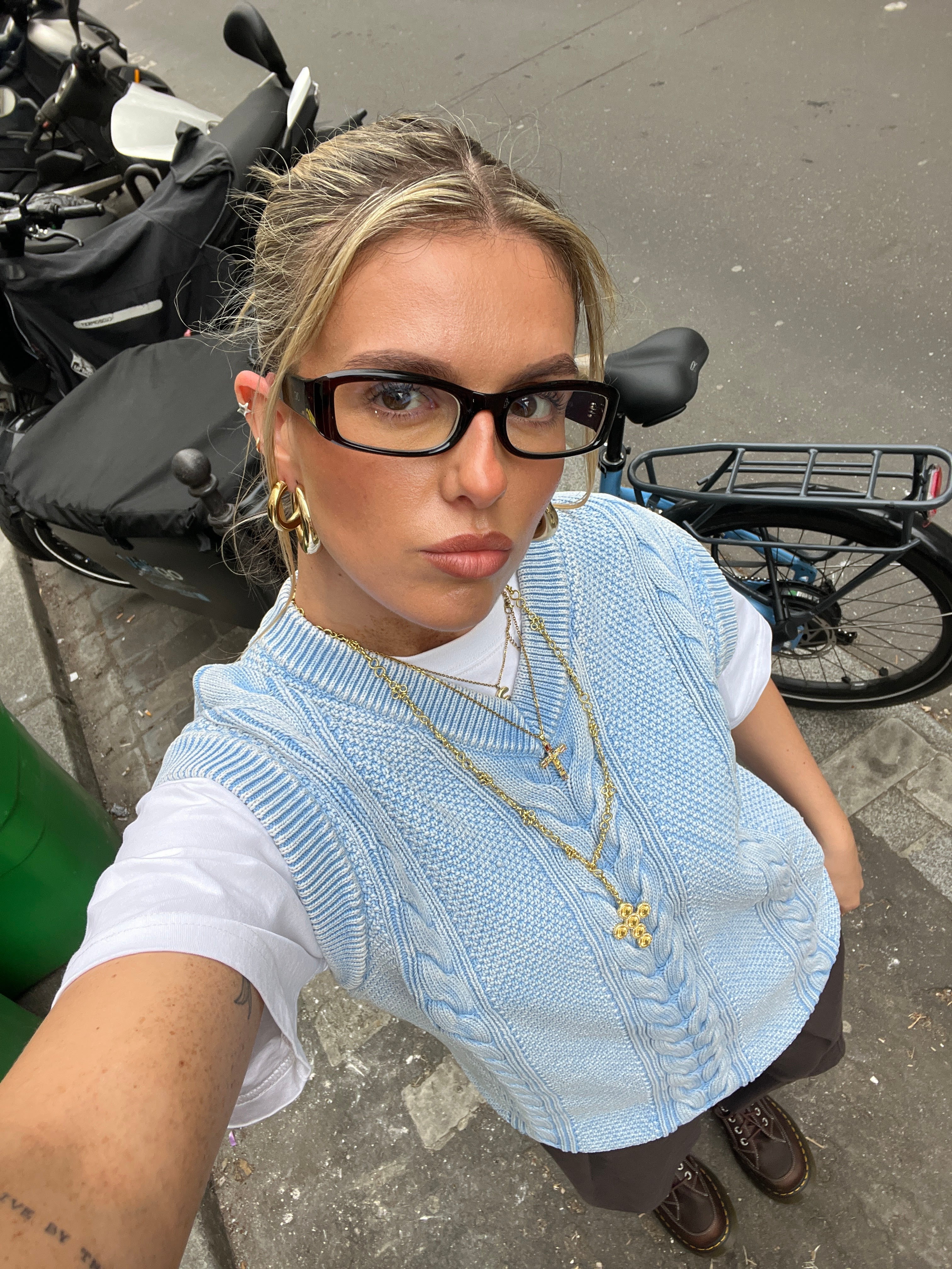 Bold statement necklace for everyday summer styling
