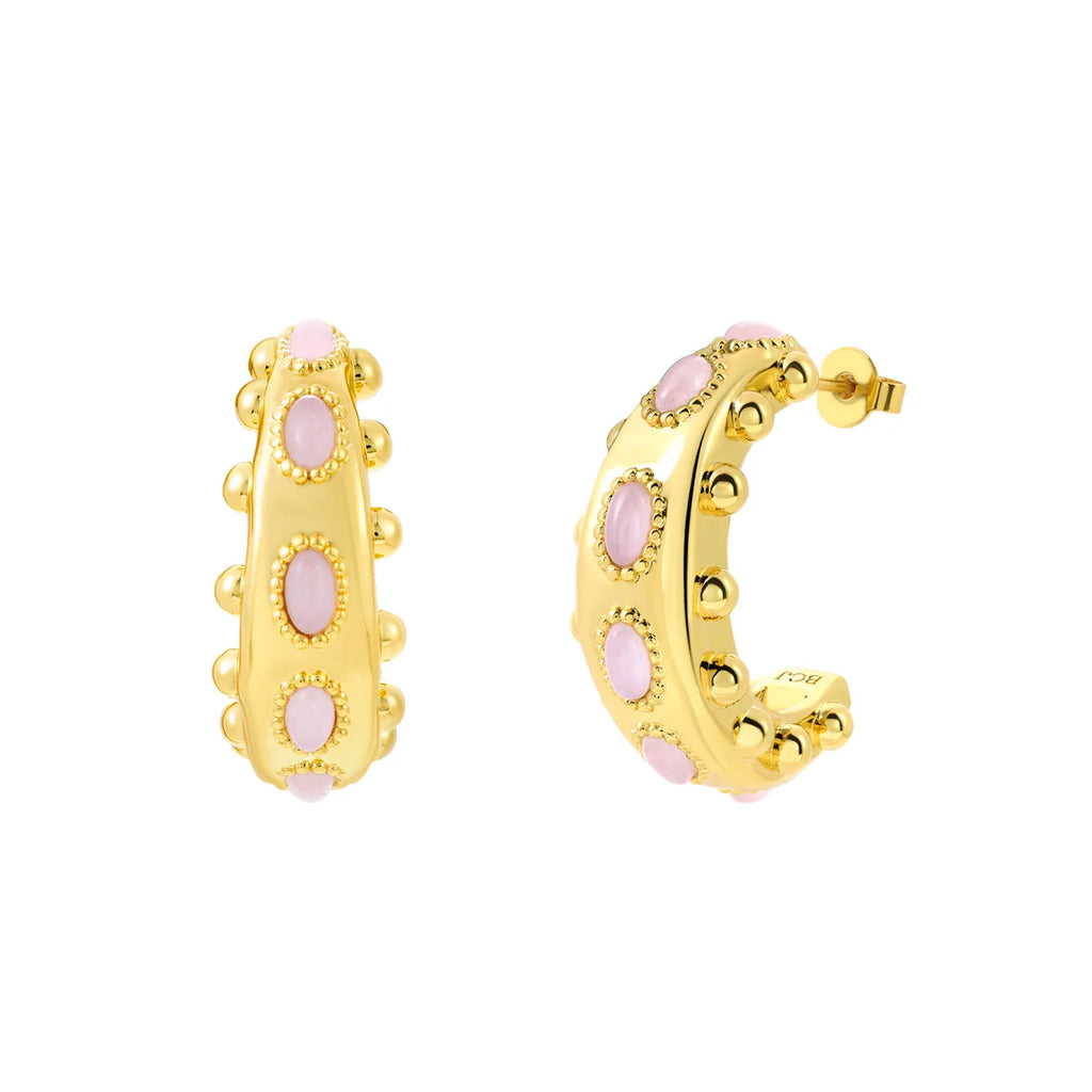 Cordelia Earrings in Pink