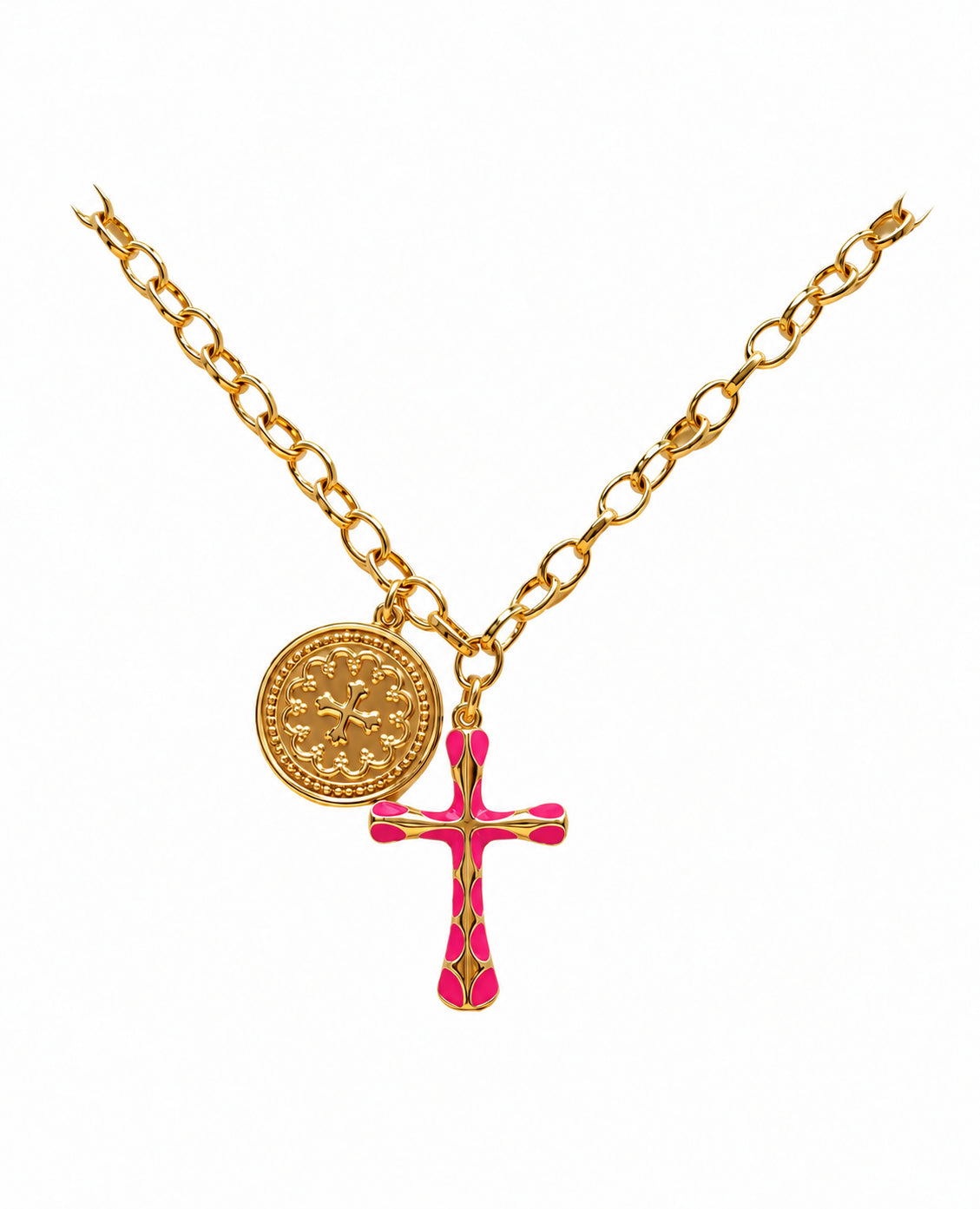 Annabelle Necklace in pink