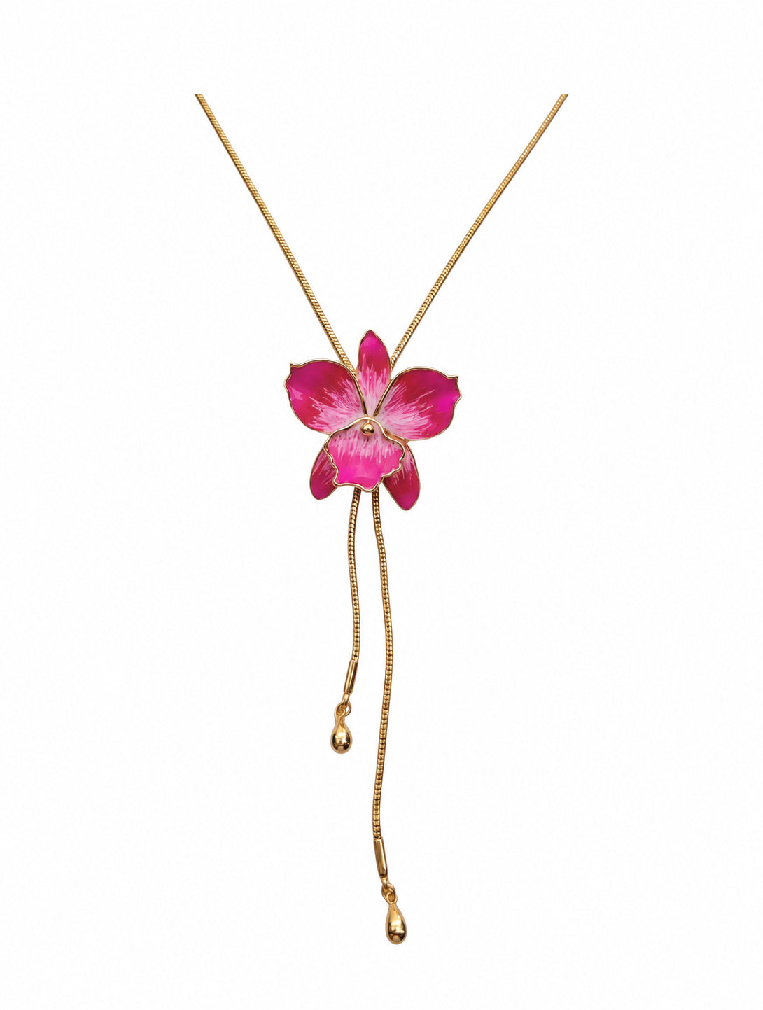 Bri Orchid Necklace