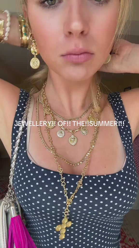 Sequin Short Necklace