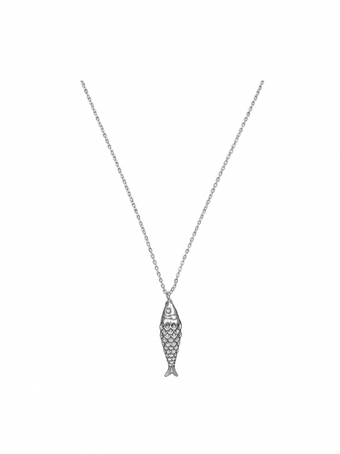 Silver Fish Necklace